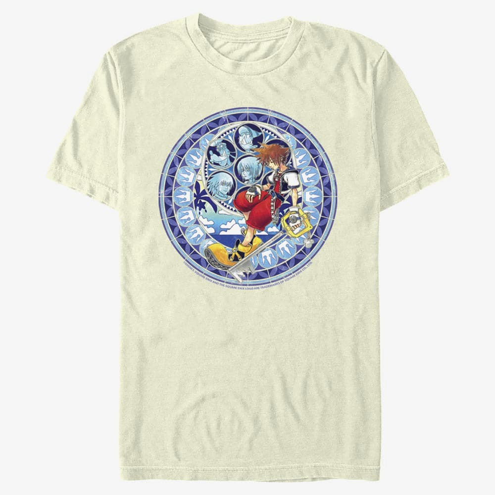 Тениски Merch Disney Kingdom Hearts - Stained Glass Sora Unisex T-Shirt Natural