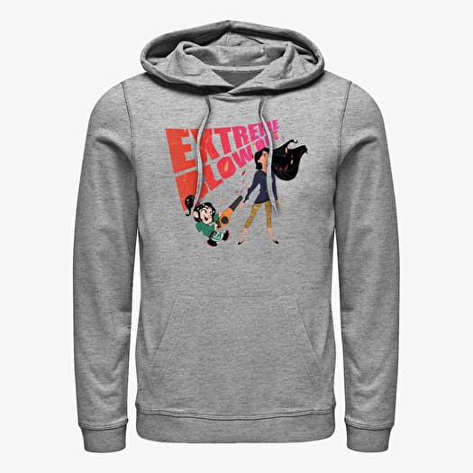 Mikina Merch Disney Wreck-It Ralph 2 - Style With The Colors Of The Wind Unisex Hoodie Heather Grey
