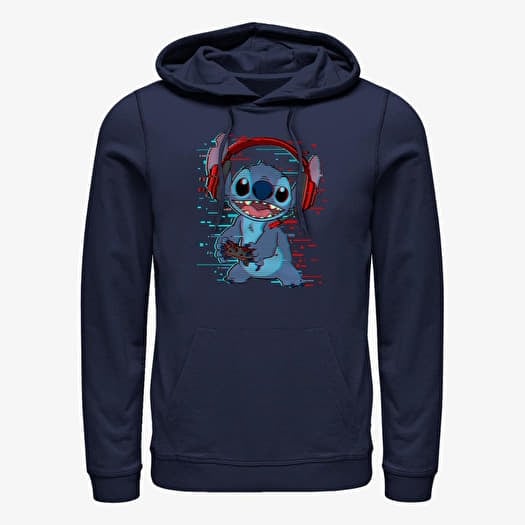Sweatshirts Merch Disney Classics Lilo Stitch Stitch Games Unisex Hoodie Navy Blue Queens