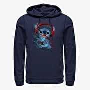 Merch Disney Classics Lilo & Stitch - Stitch Games Unisex Hoodie Navy Blue