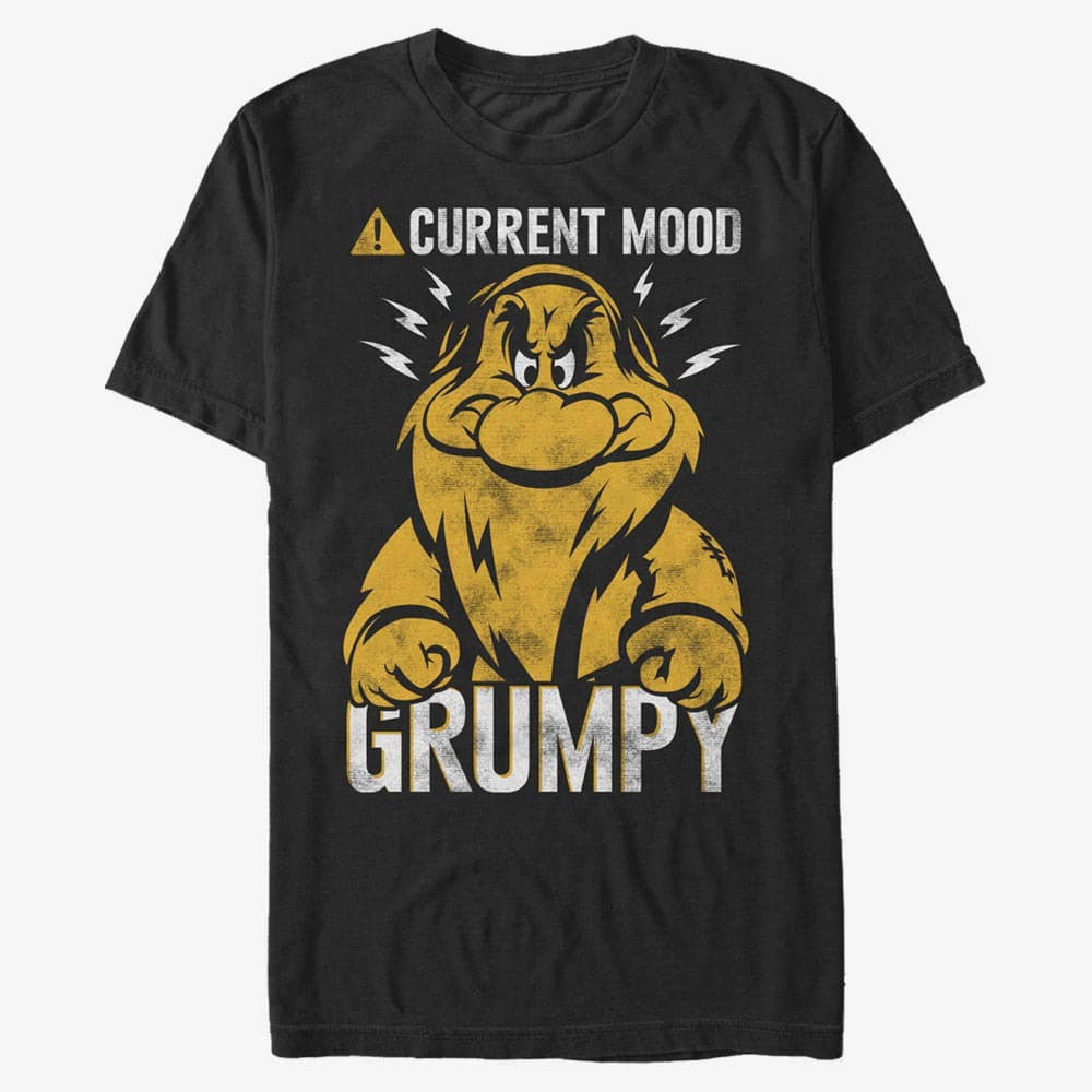 Camisetas Merch Disney Snow White - Thoughtfully Grumpy Unisex T-Shirt Black