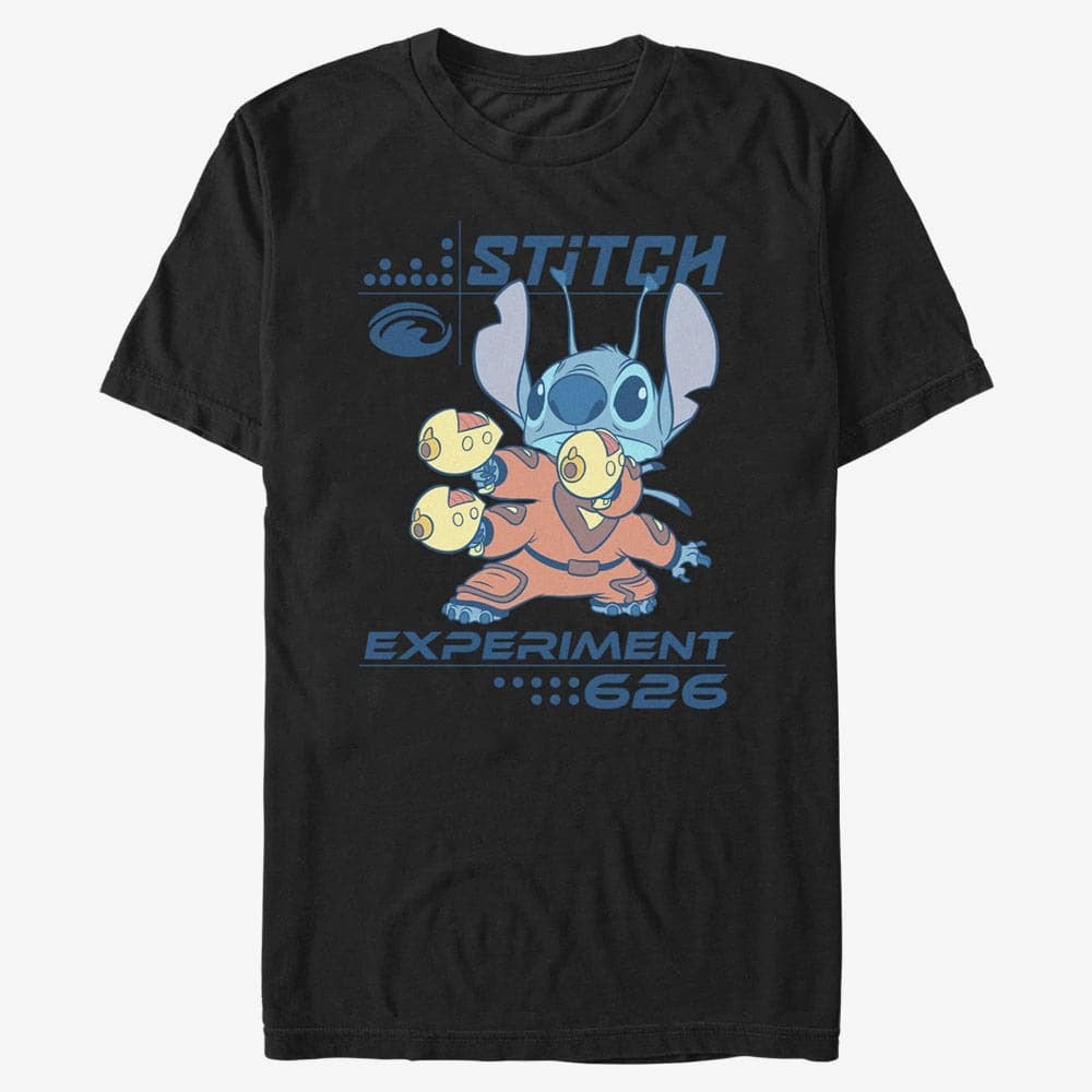 T-särgid Merch Disney Lilo & Stitch - Experiment 626 Unisex T-Shirt Black