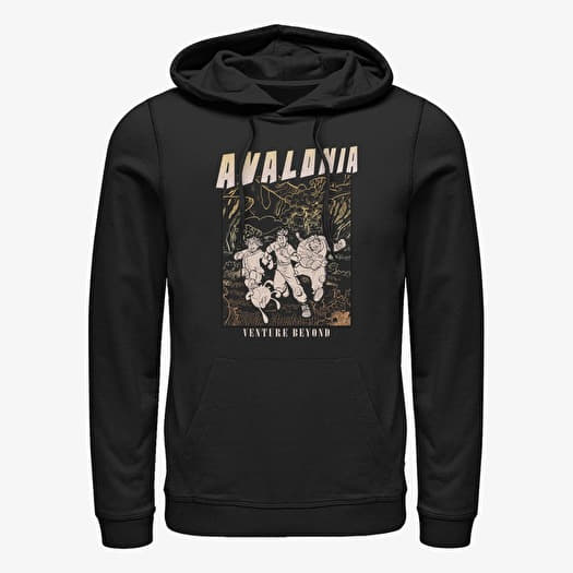Mikina Merch Disney Strange World - Travel Line Art Unisex Hoodie Black
