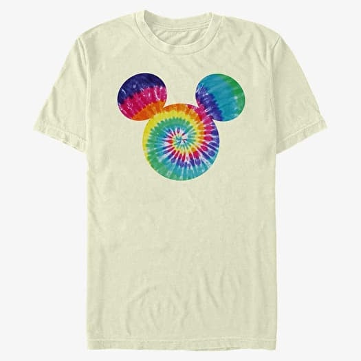 T-shirt Merch Disney Classic Mickey - Mickey Tie Dye Fill Unisex T-Shirt Natural