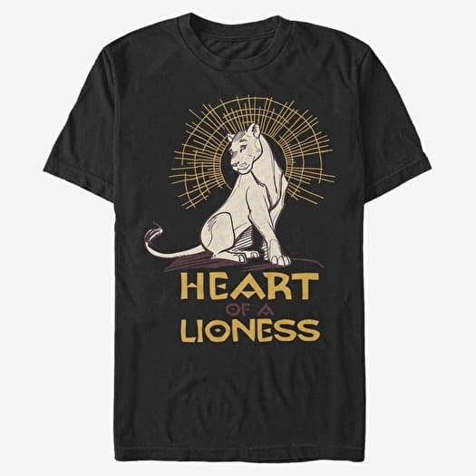 Majica Merch Disney The Lion King: Live Action - Lioness Heart Unisex T-Shirt Black