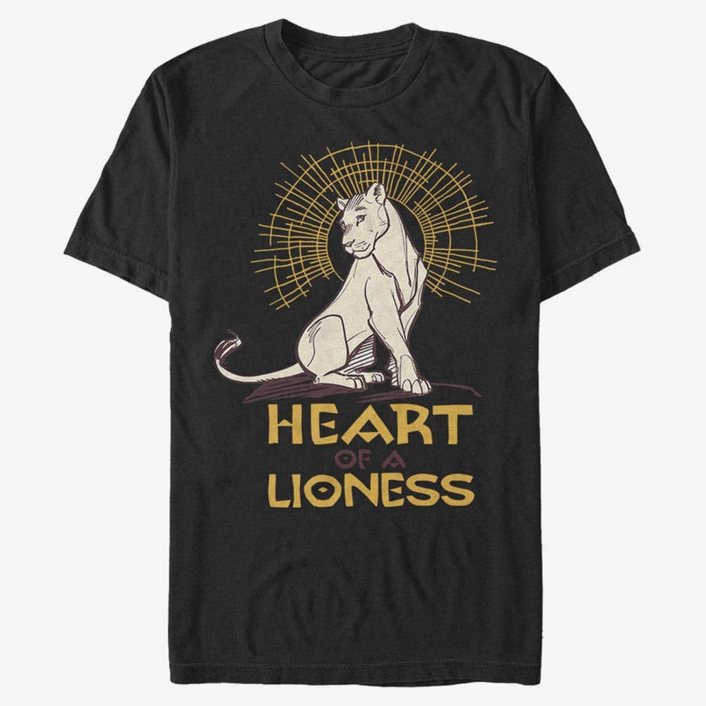 majice kratkih rukava Merch Disney The Lion King: Live Action - Lioness Heart Unisex T-Shirt Black