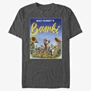 Merch Disney Bambi - Bambi Sunflowers Unisex T-Shirt Dark Heather Grey