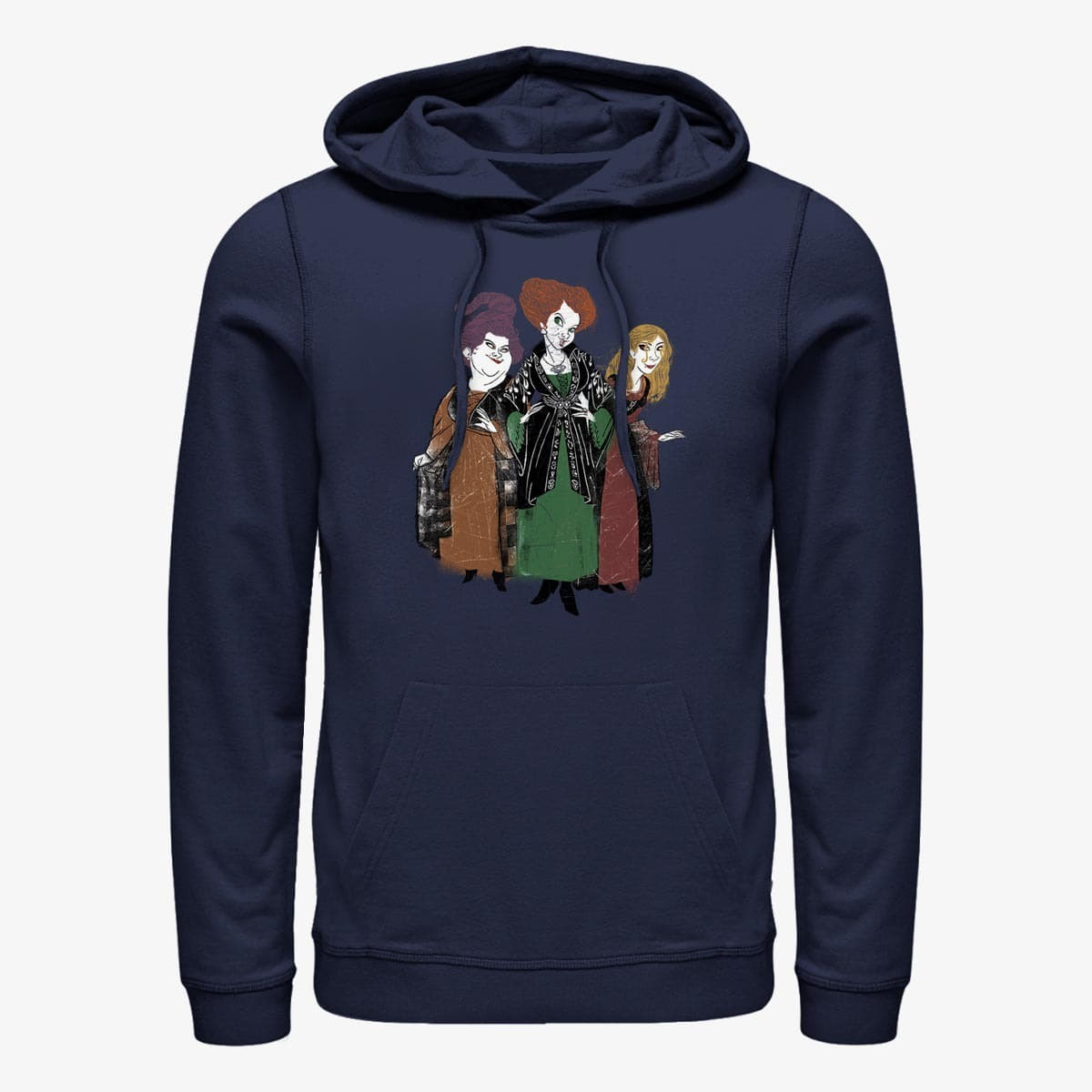 Mikiny Merch Disney Hocus Pocus - HOCUS POCUS 3 SISTERS Unisex Hoodie Navy Blue