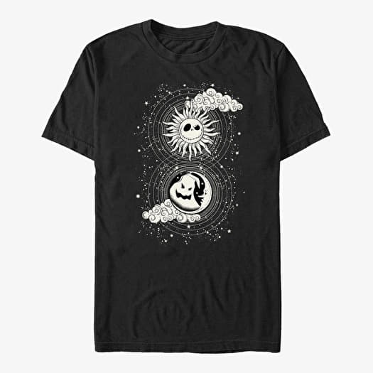 T-shirt Merch Disney Nightmare Before Christmas - JACK OOGIE CELESTIAL CLOUDS Unisex T-Shirt Black