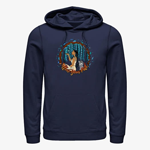 Hanorac Merch Disney Pocahontas - Pocahontas and Meeko Unisex Hoodie Navy Blue