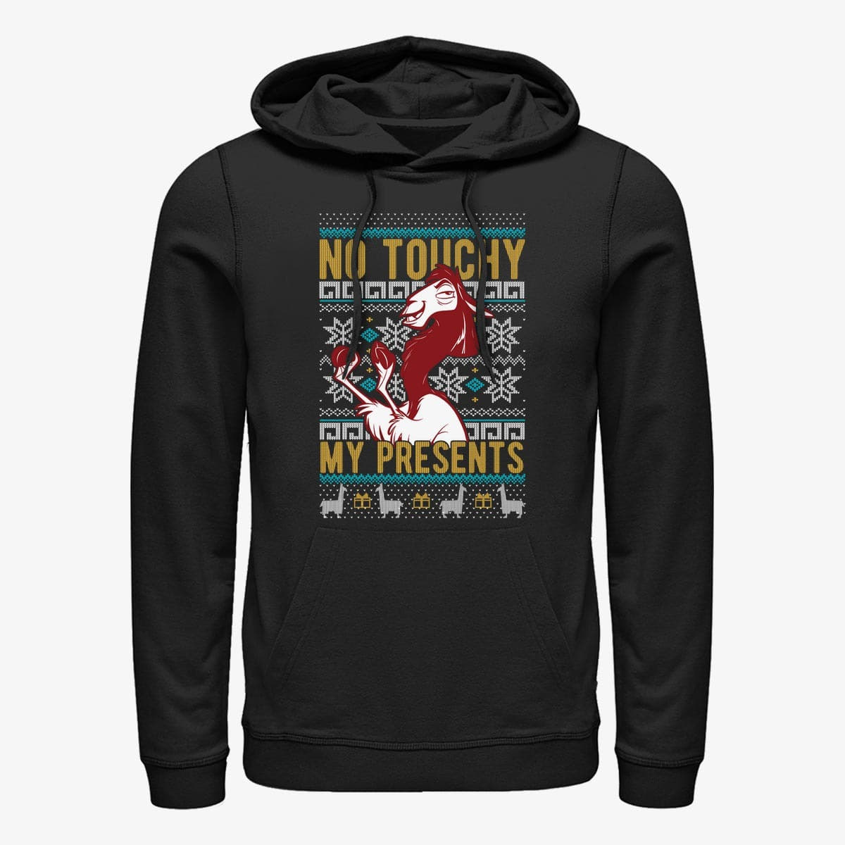 Толстовки та реглани Merch Disney Emperor's New Groove - No Touch Sweater Unisex Hoodie Black