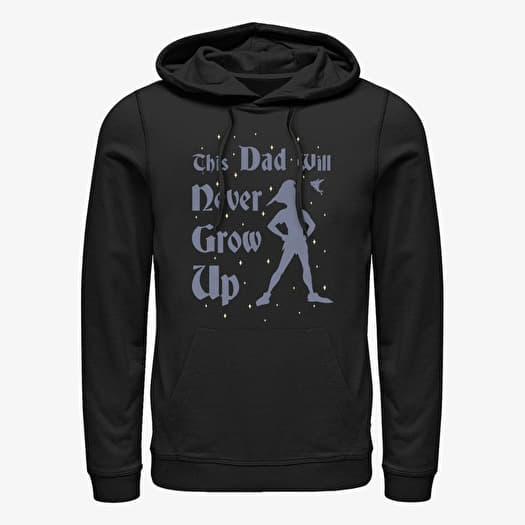 Merch Disney Peter Pan - This Dad Wont Grow Up Unisex Hoodie Black