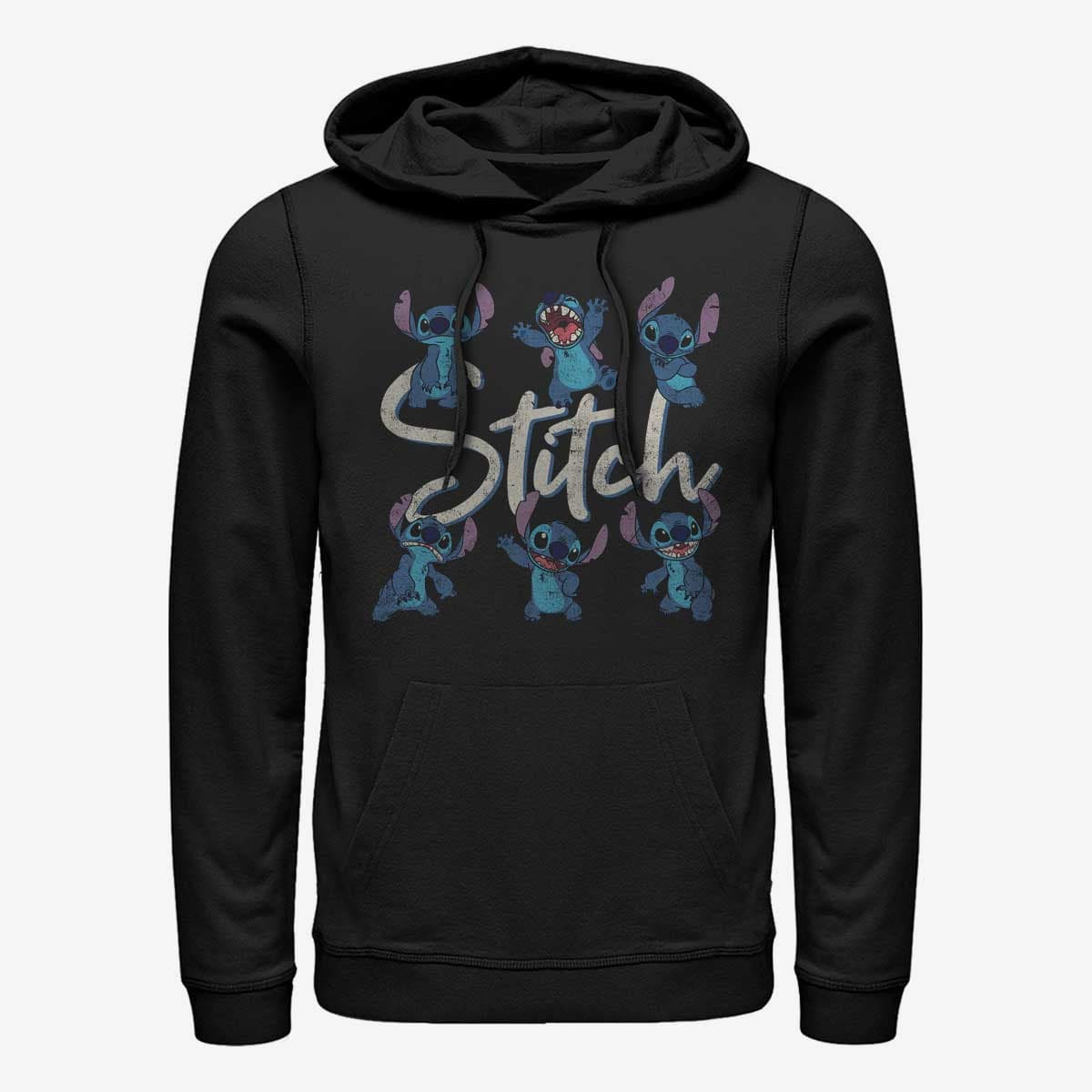 Merch Disney Lilo & Stitch - STITCH POSES Unisex Hoodie