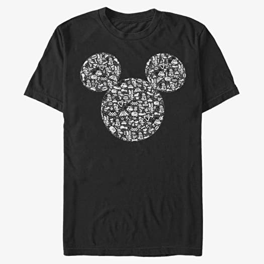 Tricou Merch Disney Classic Mickey - Mickey Icons Fill Unisex T-Shirt Black