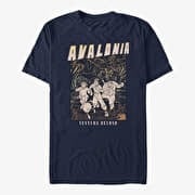 Merch Disney Strange World - Travel Line Art Unisex T-Shirt Navy Blue