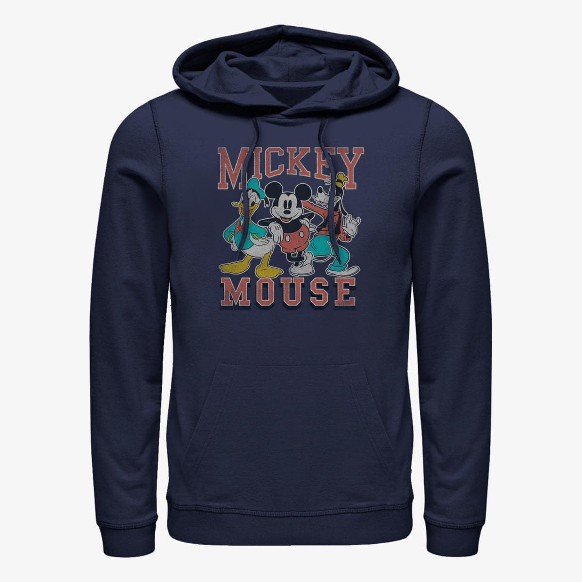 Толстовки та реглани Merch Disney Mickey Classic - Micky Crew Unisex Hoodie Navy Blue