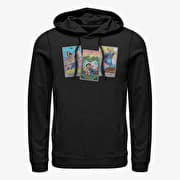 Merch Disney Lilo & Stitch - LILO STITCH TAROT Unisex Hoodie Black