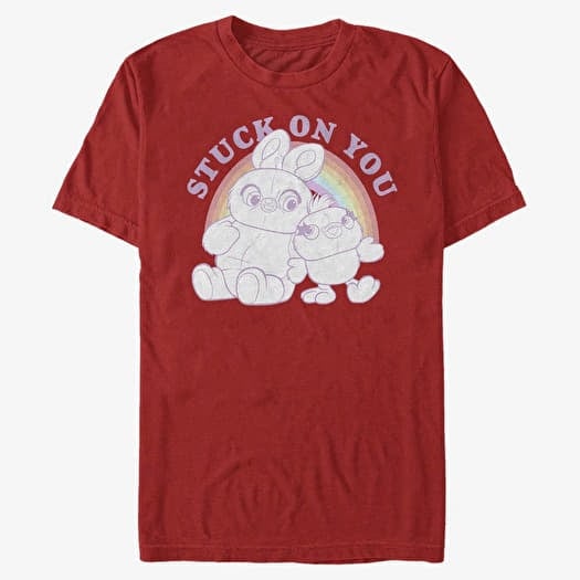 T-shirt Merch Disney Toy Story 4 - Rainbow Pals Unisex T-Shirt Red