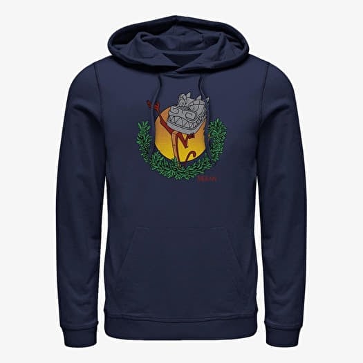 Sweat-shirt Merch Disney Mulan - Stone Dragon Unisex Hoodie Navy Blue