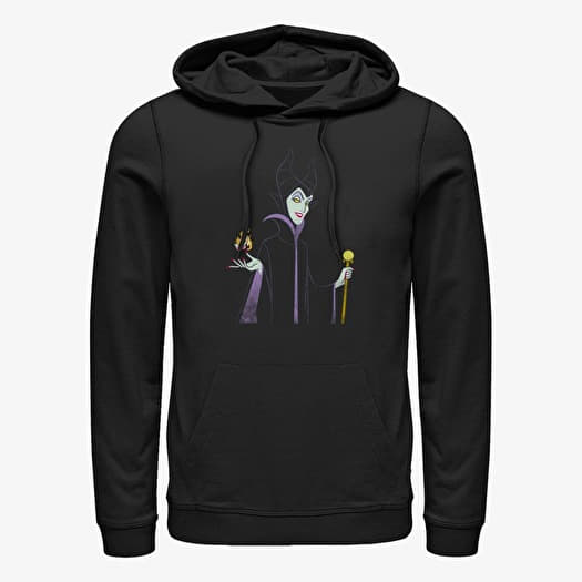 Sweatshirt Merch Disney Sleeping Beauty - Minimal Maleficient Unisex Hoodie Black