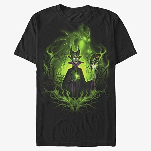 T-skjorte Merch Disney Sleeping Beauty - Dark Fairy Unisex T-Shirt Black