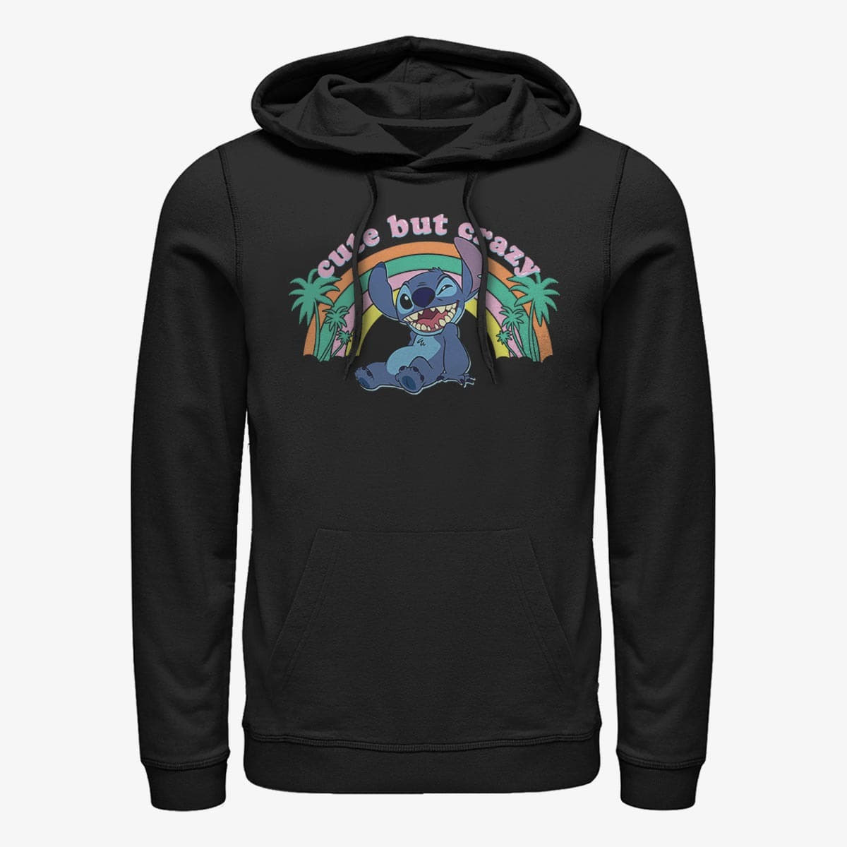 Kapuutsikud ja kampsunid Merch Disney Lilo & Stitch - Kawaii Stitch Unisex Hoodie Black