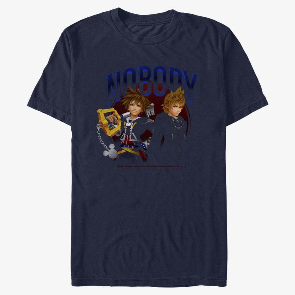 T-Shirts Merch Disney Kingdom Hearts - Nobody Circle Unisex T-Shirt Navy Blue