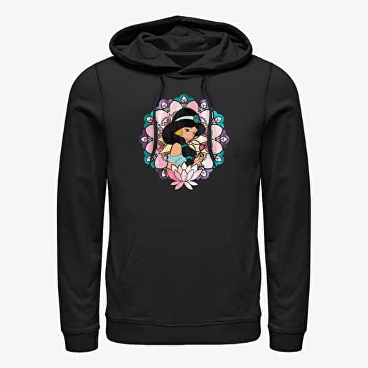 Sweatshirt Merch Disney Aladdin - Glass Jasmine Unisex Hoodie Black