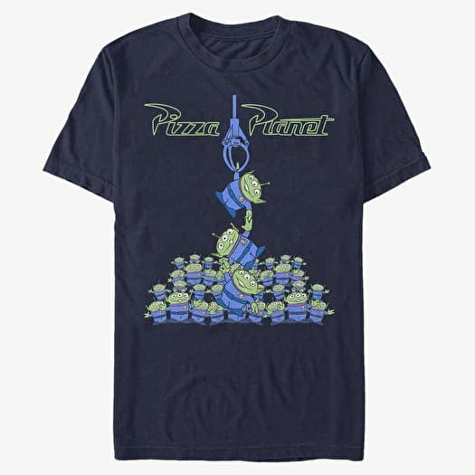 T-shirt Merch Disney Toy Story 1-3 - Alien Planet Unisex T-Shirt Navy Blue