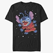 Merch Disney Lilo & Stitch - Stitch Pixel Unisex T-Shirt Black