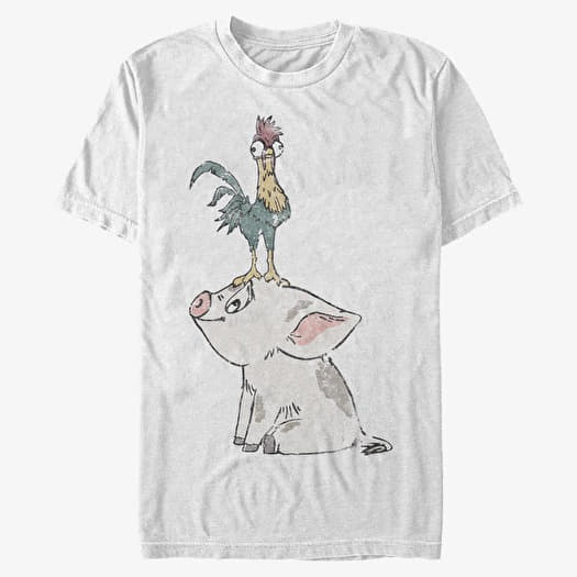 T-shirt Merch Disney Moana - Pua Unisex T-Shirt White