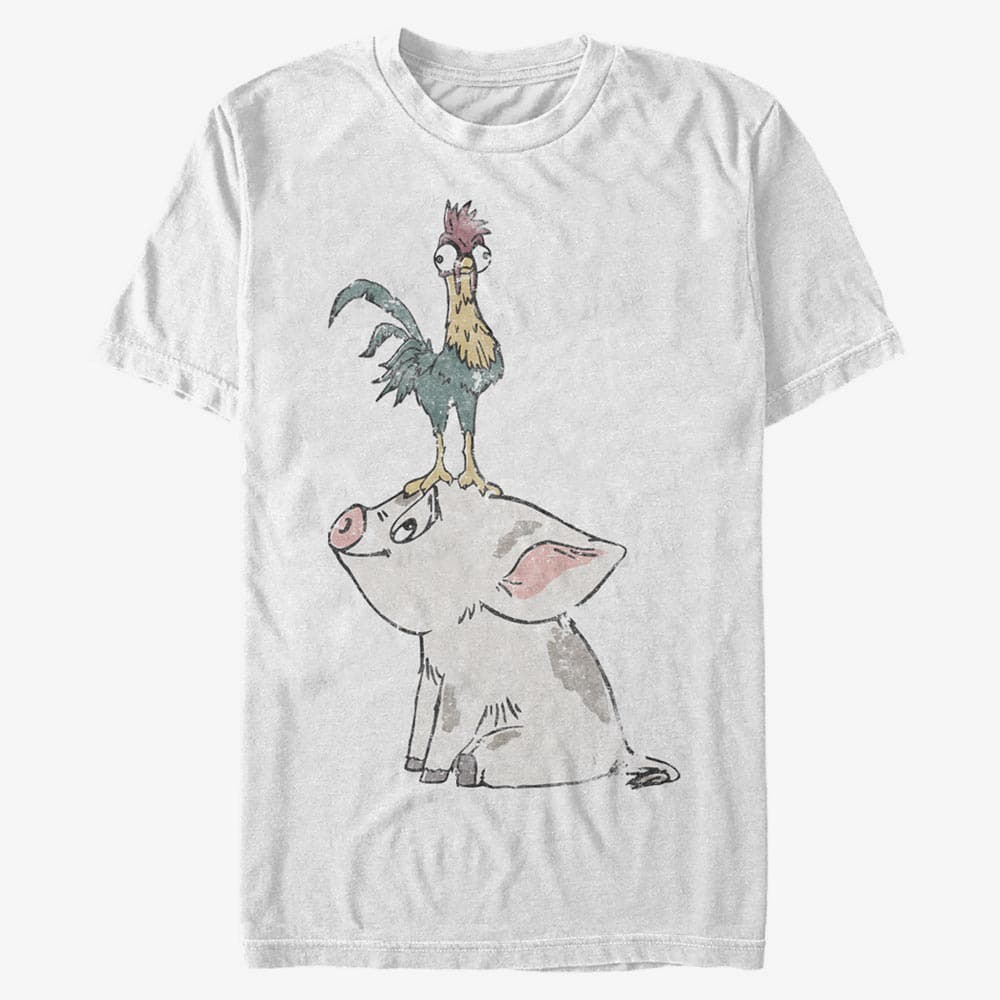   Μπλούζες Merch Disney Moana - Pua Unisex T-Shirt White