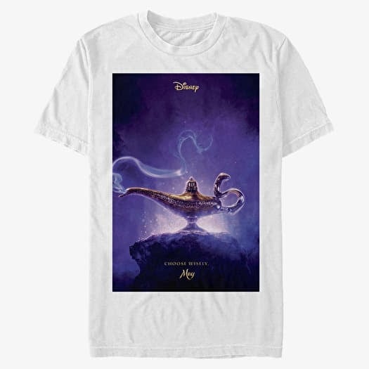 Camiseta Merch Disney Aladdin Live Action - Aladdin Live Action Poster Unisex T-Shirt White