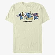 Merch Disney Lilo & Stitch - Stitch Weekend Unisex T-Shirt Natural