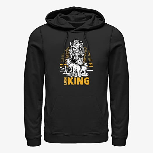 Sweatshirt Merch Disney Lion King - Lion King Group Unisex Hoodie Black