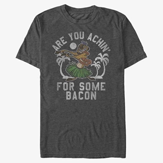 Tricou Merch Disney Lion King - Bacon Achin Unisex T-Shirt Dark Heather Grey