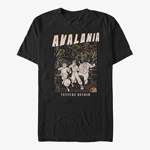 Póló Merch Disney Strange World - Travel Line Art Unisex T-Shirt Black