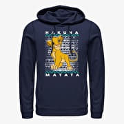 Merch Disney The Lion King - Hakuna Simba Unisex Hoodie Navy Blue