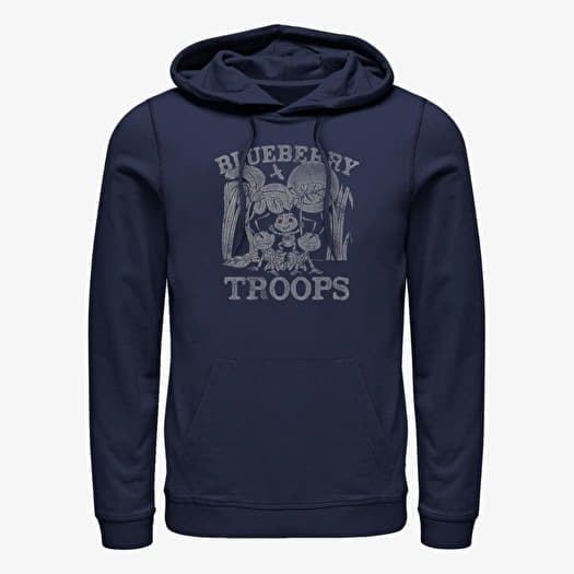 Sweatshirt Merch Disney A Bug's Life - Blueberry Troops Unisex Hoodie Navy Blue