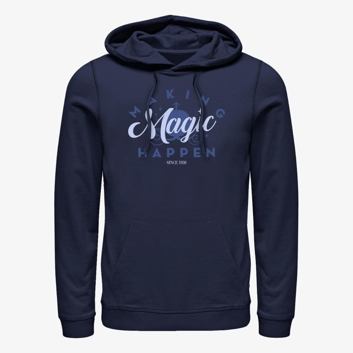 Dukserice Merch Disney Cinderella - Magic Since 1950 Unisex Hoodie Navy Blue