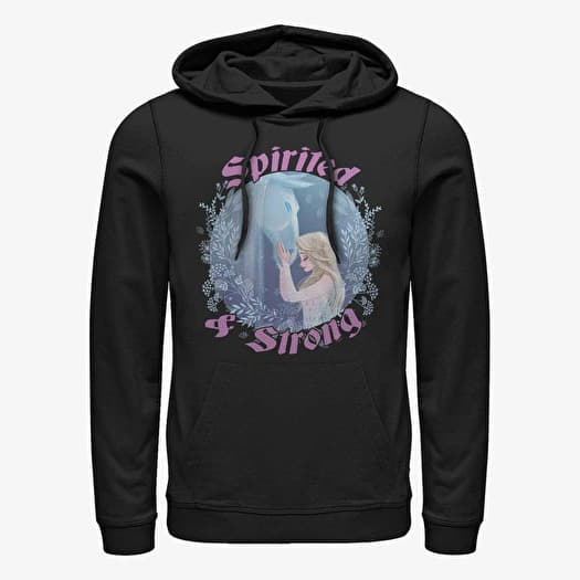 Mikina Merch Disney Frozen 2 - A Hidden Force Unisex Hoodie Black