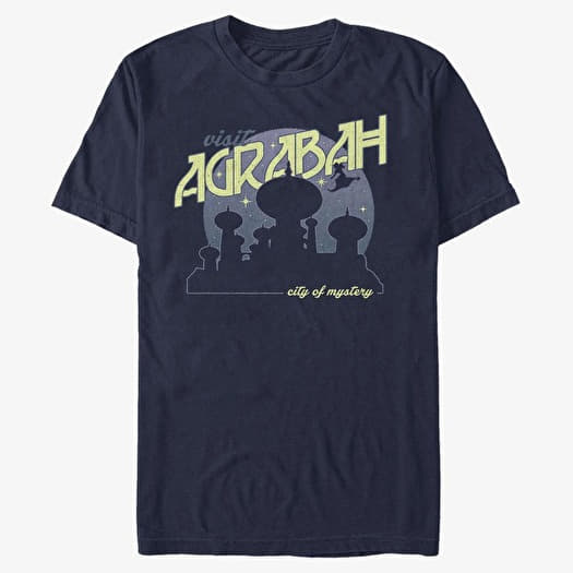 Camiseta Merch Disney Aladdin - Agrabah Postcard Unisex T-Shirt Navy Blue