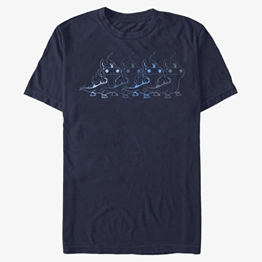 T-shirt Merch Disney Frozen 2 - Salamander Unisex T-Shirt Navy Blue
