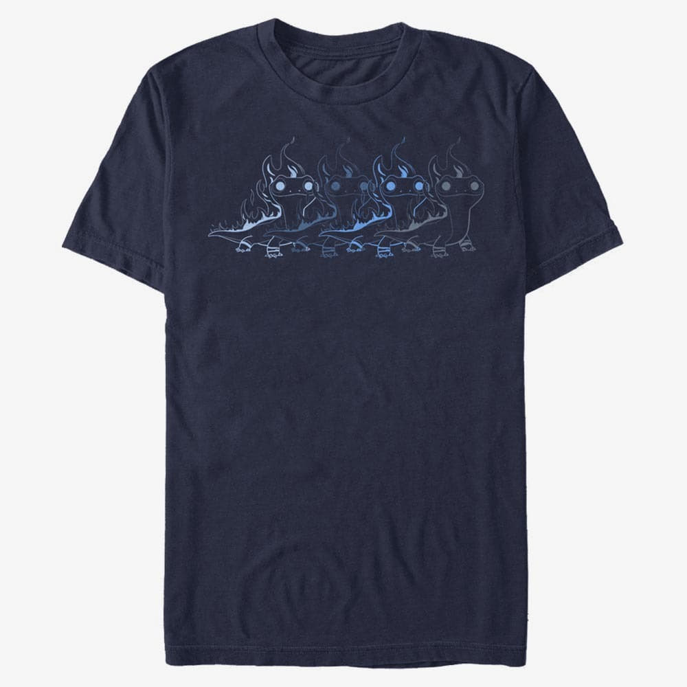 T-shirts Merch Disney Frozen 2 - Salamander Unisex T-Shirt Navy Blue