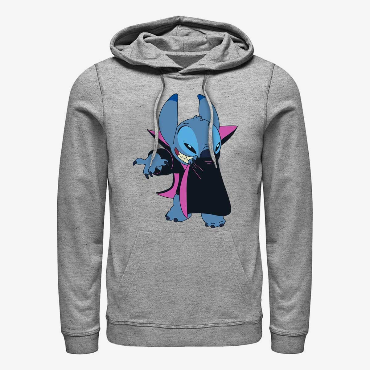 Толстовки та реглани Merch Disney Lilo & Stitch - VAMPIRE STITCH Unisex Hoodie Heather Grey