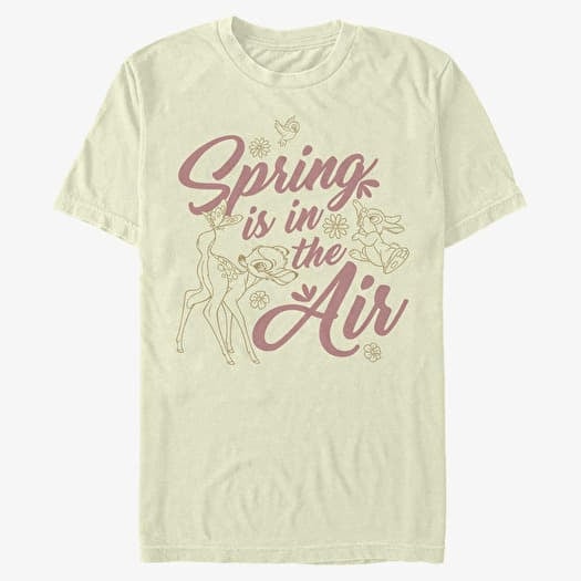 T-shirt Merch Disney Bambi - Spring Forest Unisex T-Shirt Natural