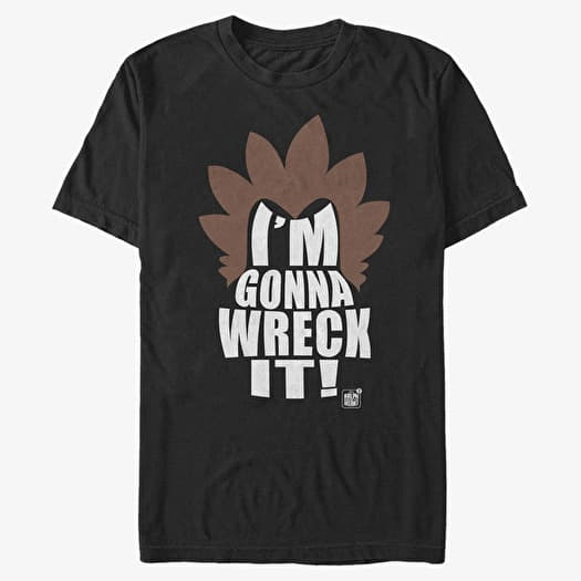 T-shirt Merch Disney Wreck-It Ralph 2 - Wreck Hair Unisex T-Shirt Black