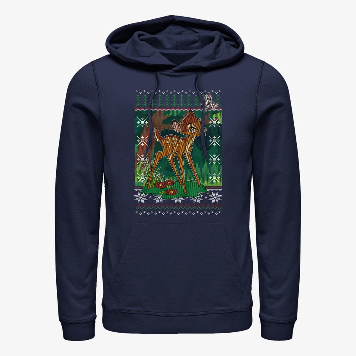 Sweatshirts Merch Disney Bambi - Bambi Sweater Unisex Hoodie Navy Blue