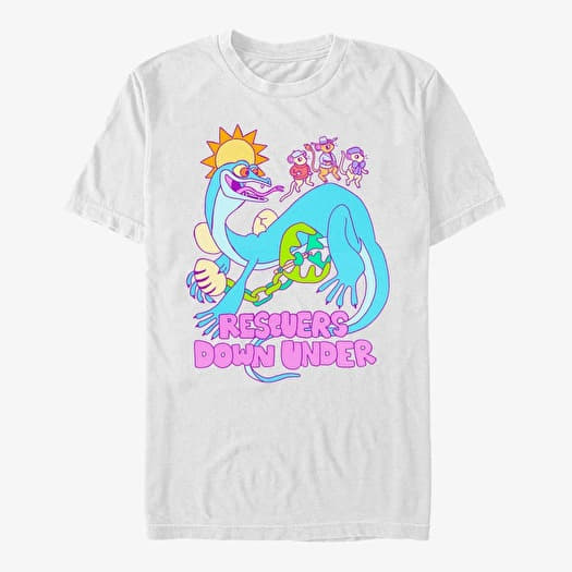 Tričko Merch Disney Rescuers Down Under - Down Under Unisex T-Shirt White