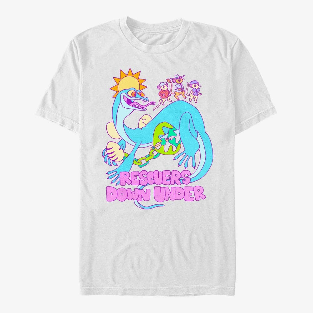 Tricouri Merch Disney Rescuers Down Under - Down Under Unisex T-Shirt White